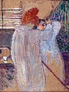 Henri  Toulouse-Lautrec Two Women in Nightgowns oil painting picture wholesale